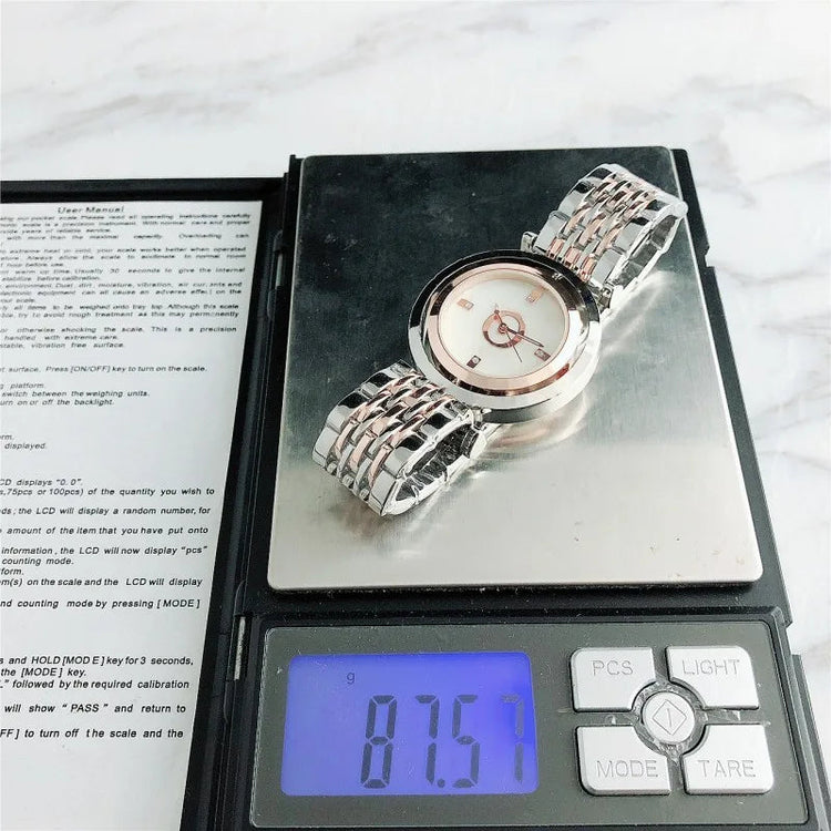 Orologio da Polso Semplice ed Elegante Automatico al Quarzo in Acciaio Inossidabile per Donna Montre Homme Relogio Feminino platinumshop