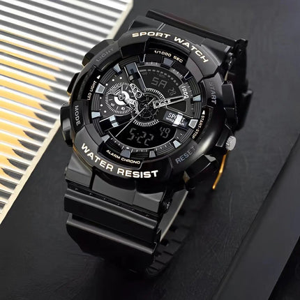 Orologi da uomo di tendenza alla moda, orologio elettronico sportivo multifunzione per giovani platinumshop