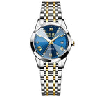 LIGE Orologio al Quarzo di Lusso per Donna, Elegante Bracciale Luminoso e Impermeabile, Regalo Ideale platinumshop