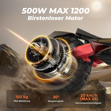 Isinwheel T8 Scooter elettrico per adulti 1200W 48V15Ah Batteria Scooter elettrico pieghevole Pneumatici solidi da 10 pollici Scooter elettrico da città platinumshop