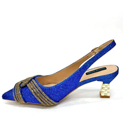 Temperamento Nuove scarpe da donna Scarpe da sposa Scarpe eleganti da donna Scarpe da festa da donna eleganti italiane in pelle con strass