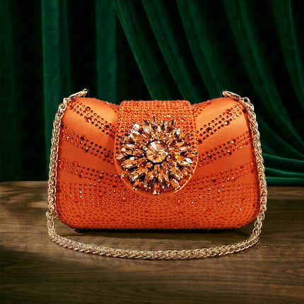 Zapatos y Bolso Nuevos de Diseño Italiano Azules con Diamantes de Imitación, Tacón Alto, Estilo de Moda, Zapatos de Tacón para Máxima Comodidad, Zapatos de Mujer