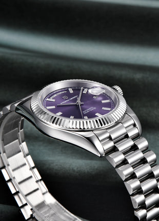 Orologi da uomo PAGANI DESIGN DD40 2026 Nuovo orologio automatico con data e giorno della settimana, orologio da polso meccanico da uomo con vetro zaffiro AR, orologio da uomo in acciaio inossidabile 316L, movimento TMI/MIYOT