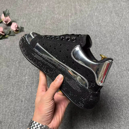 2026 spring and autumn new trendy brand low-top hot diamond board shoes men's lace-up versatile sports dad shoes