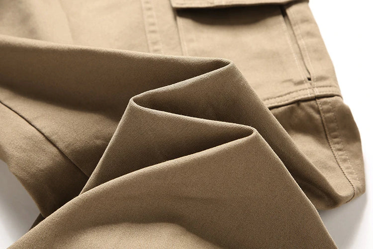 Cargo Pants Cotton Tactical Casual Pants Men Multi-Pockets Casual Pants Traninig Work Trousers For Man 2024 Plus Size 5XL