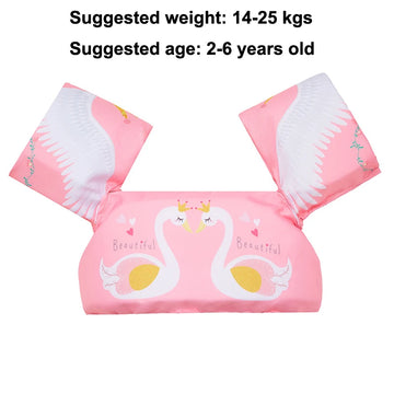 2-6Y Gilet da bagno per bambini Braccio galleggiante Cerchio Swim Trainer Gilet da nuoto per bambini