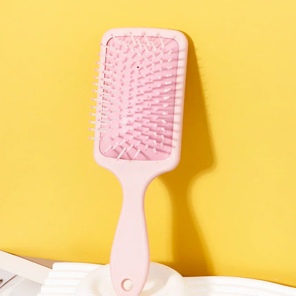 Massage Air Cushion Comb Anti‑Static Air Cushion Brush Square Air Cushion Comb ABS Plastic Handle Special for Real Hair Wigs