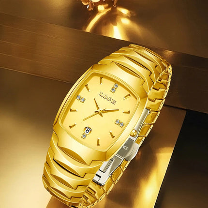 LIGE Orologio da Donna di Lusso alla Moda, Elegante e Semplice, in Acciaio Inossidabile, Casual, al Quarzo, con Calendario, Regalo Romantico per Signore, Novità platinumshop