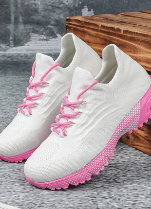 Breathable Socks Shoes Women Lightweight Knitted Casual Sneakers Non-slip Walking Footwear Outdoor Jogging Fitness Sports PlatiNum