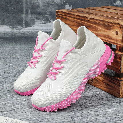 Breathable Socks Shoes Women Lightweight Knitted Casual Sneakers Non-slip Walking Footwear Outdoor Jogging Fitness Sports PlatiNum