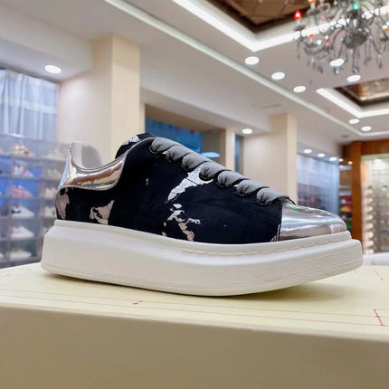 New Fashion Men Casual Shoes White Platform Loafer Shoes Genuine Leather Round-toe Sports shoes Man Sneakers Male Daily Footwear