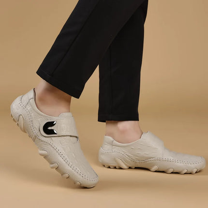 Mocassini Estivi da Uomo per Matrimonio, Scarpe Eleganti da Passeggio, Mocassini da Guida, Nuovi Arrivi Scarpe Casual da Uomo in Pelle Spaccata Slip-on, Scarpe Basse da Uomo