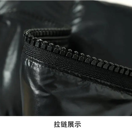 New national standard 90% down winter thickened down jacket, glossy hooded bread jacket, youth down jacket for men's wear