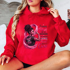 Breast Cancer Design Hoodies Black Woman Pink Ribbon Awareness Graphic Hooded Sweatshirts in October We Wear Pink Tracksuits