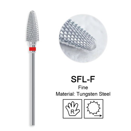 Carbide Large Cone Nail Drill Bits Electric Milling Cutter For Gel Polish Removal Grinding DIY Home Salon Manicure Pedicure Nail Art Accessories Supplies