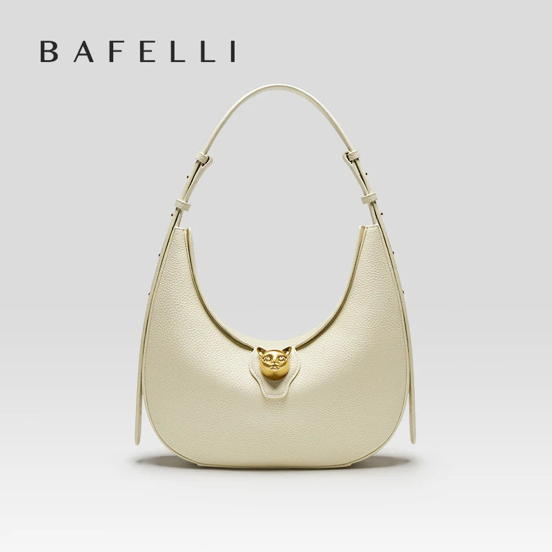 BAFELLI 2025 NUOVA BORSA DA DONNA CAT SERIE IN GENUINO IN PELLE MARCA DI Lusso FASHION STILE RETRO Spalla HOBOS FLAP BORSE FEMALE
