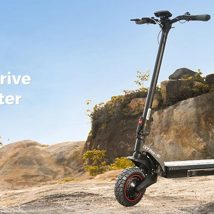 Monopattino elettrico iScooter iX7Pro a doppia trazione per fuoristrada, velocità massima 60 km/h, pneumatici da 10 pollici, 2000W, 17.5Ah, 48V, pieghevole, con app.