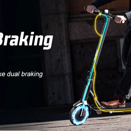 Monopattino Elettrico TODIMART T3 per Adulti, E-Scooter Urbano con Motore da 350W, Batteria 36V, Velocità 24,99 km/h, Autonomia 20-30 km, Pieghevole, 3 Velocità Regolabili, E-Scooter per Pendolari Urbani