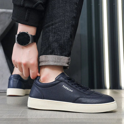 Casual Shoes Loafers British Leather Sneakers Flats Shoes Classic Men Leather Shoes Spring Summer New Trendy Designer Loafers