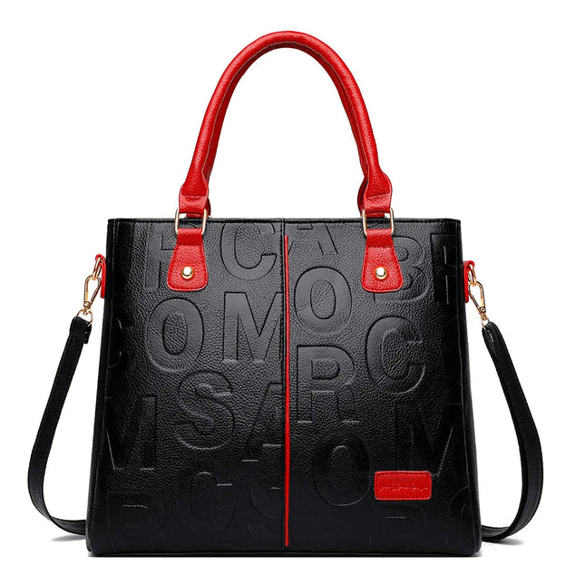 Ladies Large Capacity Leather Shoulder Bag 2025 New Style Urban Simple Tote Bag Women's Single Shoulder Bag Daily Match PlatiNum