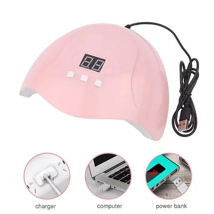 Nail UV Lamp 18LED Nail Dryer Suitable For All Gel Varnish Polishing And Curing With Timer Mode Suitable For Home Manicure Tools