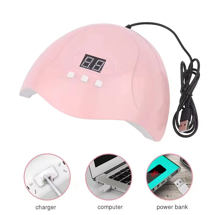 Nail UV Lamp 18LED Nail Dryer Suitable For All Gel Varnish Polishing And Curing With Timer Mode Suitable For Home Manicure Tools