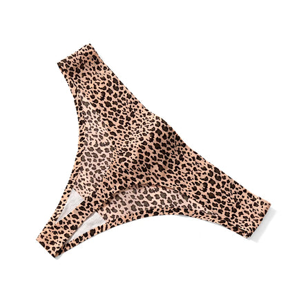 Sexy Thong Women's Underwear Leopard Seamless Panties Female Temptation Elasticity Sports Lingerie Thongs Women G-String Tangas