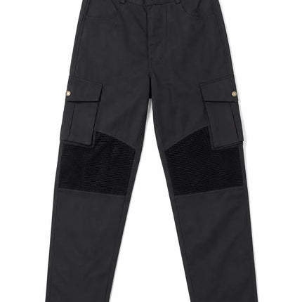 Men 100% Cotton Tactical Cargo Pants Multi‑Pocket Spliced Striped Trousers Spring Autumn Casual Outdoor Long Pants For Male
