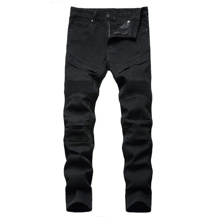 2026 Men's Dark Blue Jeans, Vintage Fashion Casual Trousers, Denim Pants Asian Sizes 29-38, 40, 42. PlatiNum