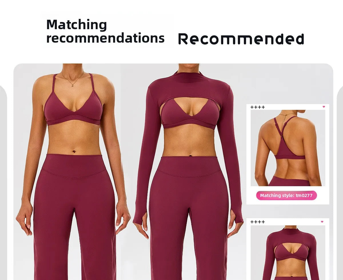 Women High Waist Wide Leg Pants Leggings Tights Fitness Bell-bottoms Yoga Elastic Leggings Push Up Gym Workout Flared Pants