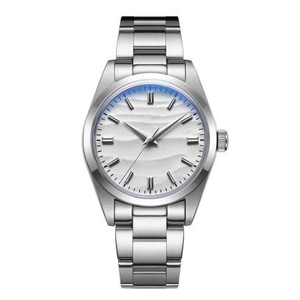 ADDIESDIVE 36mm Men Watch Desert Dial Bubble Mirror Pot Cover Glass 10Bar Waterproof AD2030 Quartz Watch