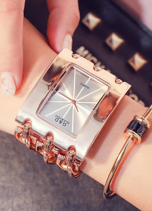 Orologio da donna di marca di lusso Abito con strass Orologi da polso da donna Eleganti orologi femminili in oro per le donne Montre Femme 2025 platinumshop