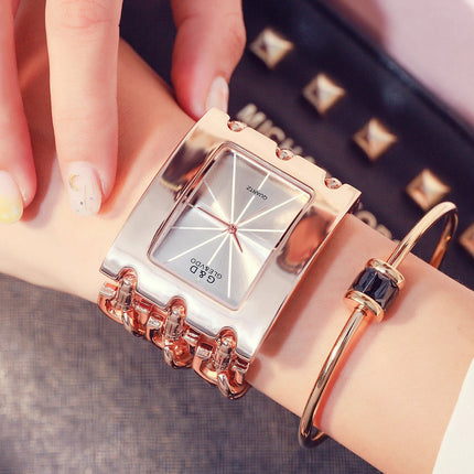 Orologio da donna di marca di lusso Abito con strass Orologi da polso da donna Eleganti orologi femminili in oro per le donne Montre Femme 2025 platinumshop