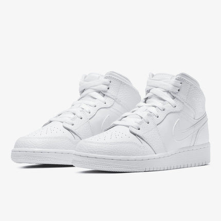 Scarpe sportive originali Nike AIR JORDAN 1 (GS) da donna e da bambino 554725-130 platinumshop