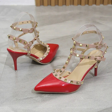 Scarpe donna 2022 estate donna tacchi alti scarpe di san valentino décolleté a punta femminile per scarpe da donna Zapatos Chaussure Femme platinumshop