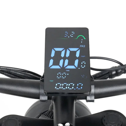 Bici Elettrica Fuoristrada C01, E-bike da Montagna 26'', Doppio Motore, Potenza di Picco 3000W, Batteria al Litio Rimovibile 48V 20Ah, Doppia Sospensione, Velocità Massima 60-63km/h