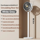 Ventilatore da Terra 4 in 1 con Diffusore di Aromi, 4 Altezze e 5 Velocità Regolabili, Ventilatore Portatile per Casa, Dormitorio e Camera da Letto