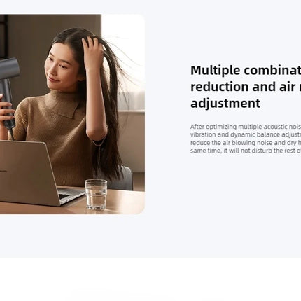 XIAOMI MIJIA High Speed Hair Dryer Professional Negative Ion Hair Care 110,000 Rpm 1600W Electric Portable Hair Dryer