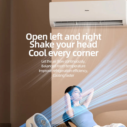 Ventilatore a Turbina Elettrica da Pavimento, Ventilatore a Cinque Velocità Regolabili, Altezza Regolabile, Ricaricabile