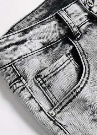 Estate nuovi jeans corti da uomo elasticizzati slim pantaloncini di jeans dal design retrò alla moda streetwear pantaloncini cargo in cotone 98% uomo