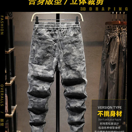Camouflage Military Jogger Pants Men 2025 Pure Cotton Men's Spring Autumn Multi-pocket Function Cargo Pant Streetwear Trousers