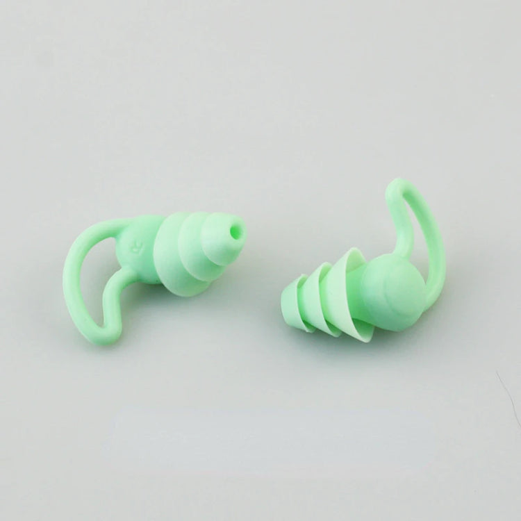 Tappi per Orecchie da Nuoto in Silicone, Protezioni Auricolari Impermeabili a 3 Strati, Tappi Morbidi Antirumore per Adulti