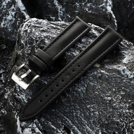 Cinturino per orologio in tela di nylon 18/19/20/21/22mm per Omega per Blancpain Sailcloth cinturino impermeabile cinturino da polso in pelle a sgancio rapido