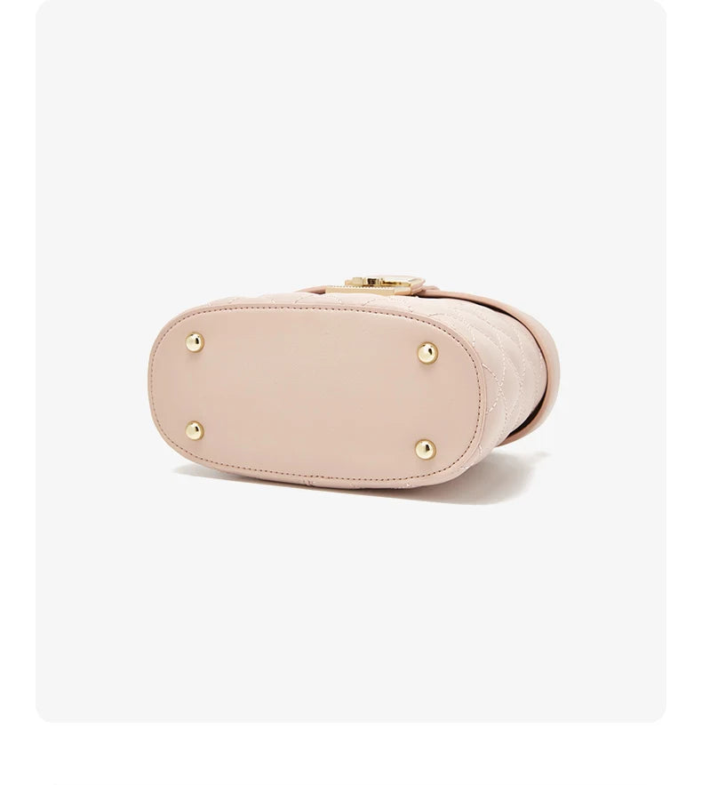 FOXER Split Leather Women's Box Mini Handbag Fashion Brand Crossbody Shoulder Bag Lady Messenger Bag Elegant Small Tote