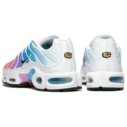 Nike Air Max Plus TN Women Sneakers White Blue Low Top Cushion Wear-resistant Casual Running Shoes 605112-115