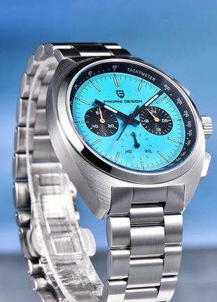 Nuovo Orologio da Uomo PAGANI DESIGN Panda 2026, Orologio al Quarzo Retrò, Cronografo Impermeabile con Vetro Zaffiro AR, Luminoso, Sportivo, in Acciaio Inossidabile