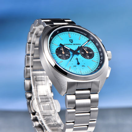 Nuovo Orologio da Uomo PAGANI DESIGN Panda 2026, Orologio al Quarzo Retrò, Cronografo Impermeabile con Vetro Zaffiro AR, Luminoso, Sportivo, in Acciaio Inossidabile