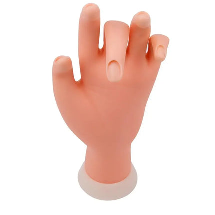 Nail Art Training Fake Hand Display False Tips UV Gel Polish Painting Tools Manicure  Practice Model 2028
