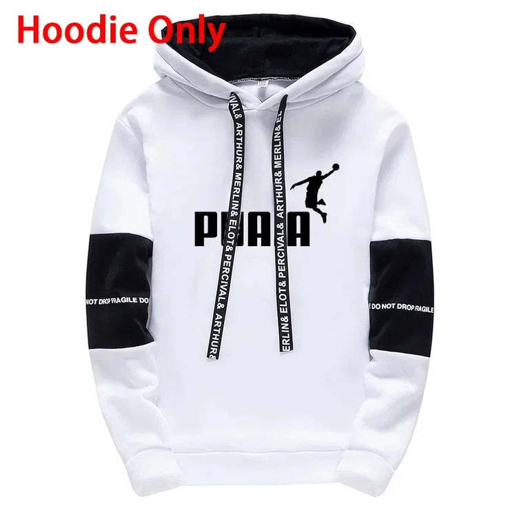 Men's Set/Hoodie/Pants 2026 Autumn Winter Daily Casual Sports Hooded Sweatshirt Sweatpants Home Outdoor Comfort Warm Sportswear