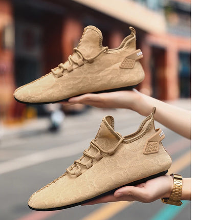 YRZL Mocassini da uomo in rete Mocassini da guida Appartamenti di alta qualità Scarpe da passeggio Mocassini casual antiscivolo traspiranti Scarpe da uomo estive